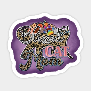 Blessed cat mom Sticker